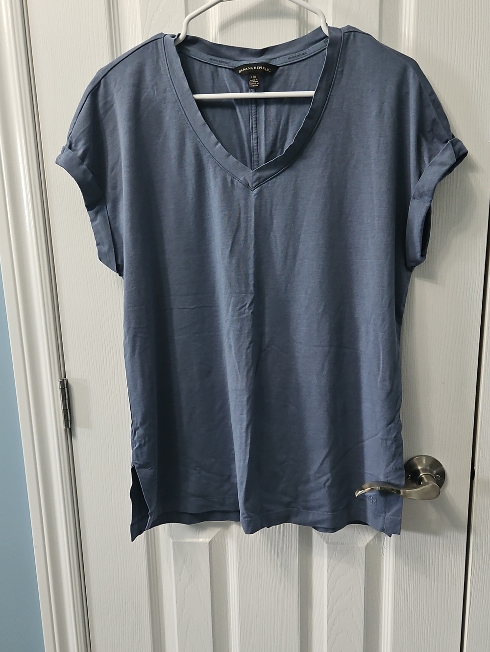 Banana Republic Top Size Large Blue Color